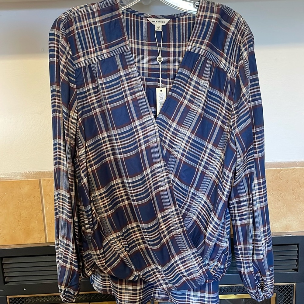 MAX Studio Women’s Dress Blouse (XL) NWT
